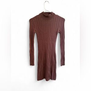 Abercrombie & Fitch Brown Long Sleeve Dress